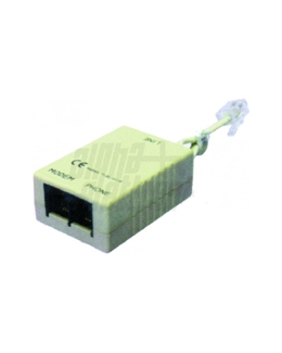 Filtro ADSL sdoppiatore 6P4C con cavetto