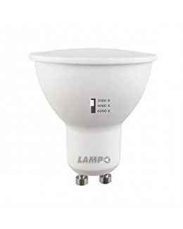 Lampada LED 8W GU10 Tricolor
