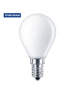 Lampada filo LED sfera bianca 4,5W E14 2700K