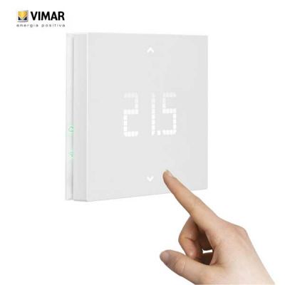 Termostato wifi da parete bianco